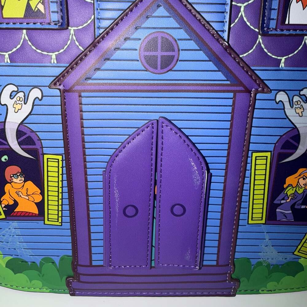 Loungefly Scooby-Doo Mystery Inc. Haunted Mansion Lenticular Mini Backpack - Picture 7 of 14